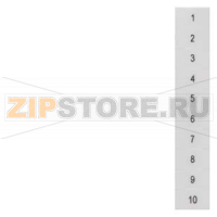 ТАБЛИЧКИ МАРКИРОВОЧНЫЕ 41 - 50 РАЗМЕР ZB6 Siemens 8WH8140-3AB45