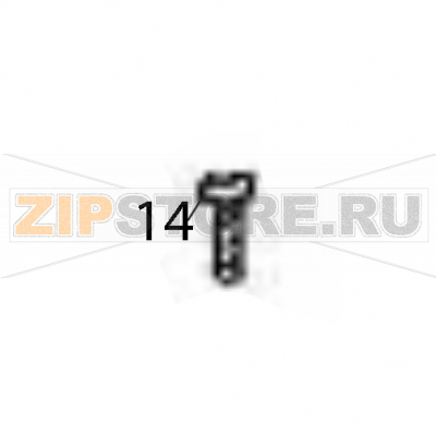 Pan head screw Sato M84Pro Pan head screw Sato M84ProЗапчасть на деталировке под номером: 14Название запчасти на английском языке: Pan head screw Sato M84Pro.