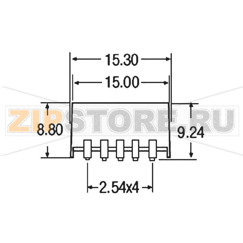 Преобразователь DC/DC, SMD-монтаж, 8 В/DC, 500 mA, 20 Вт Recom R-78AA5.0-0.5SMD 