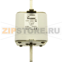 Предохранитель, 1000 A, AC 1000 В, DIN 3, 90x75x150 мм, aR, DIN, IEC Eaton FUSE 1000A 1000V DIN