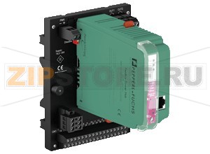 Диагностический модуль Advanced Diagnostic Gateway with Ethernet and FF-H1 Interface and I/O KT-MB-GT2AD.FF.IO Pepperl+Fuchs General specificationsDesign / MountingMotherboard basedSupplyRated voltage19.2 ... 35 V DC SELV/PELVRated current210 ... 120 mAPower dissipationmax. 4.2 WFieldbus interfaceFieldbus typeFOUNDATION FieldbusPhysical layer profileprofile type 114ITK version6Implementationresource block1x RSfunction block4x MDI, 1x MDO, 1x MAI, 1x DItransducer block16x ADM TB, 1x IO TBFirmware updateEthernetPolaritypolarity-sensitiveRated voltage9 ... 35 V SELV/PELVRated current0 mAConnection to power linkConnectionEthernet InterfaceRated voltagemax. 35 V SELV/PELVPort100 BASE-TXProtocolTCP/IP and UDP/IPServicesICMP , DHCP , AutoIP , HTTPConnection typeRJ-45 socket, 8-pinTransfer rate100 MBit/sDiagnostic BusConnectiononly for the connection to protected circuitsRated voltagemax. 35 VNumber of Diagnostic Bus Channels2Number of Diagnostic Modules/Channel31  Using Ethernet Interface , 8  Using Fieldbus InterfaceTerminationintegratedCable length/Channel30 mIndicators/operating meansLED ERRred: Hardware faultLED PWRgreen: Power onFault signalbuzzer onLINK/ACTyellowCH1, CH2yellow: diagnostic bus activityInputsInput I, IIInput typeselectable: Frequency input , NAMUR/mechanical contactFrequencyConnectiononly passive loadRated voltagemax. 35 VInput frequency0.3 Hz to 1 kHzPulse durationmin. 50 &microsAccuracy&plusmn 1 %Cable lengthmax. 30 mLine fault detectionlead breakage , short-circuitNAMURSensor typeNAMUR sensor according to DIN&nbspEN&nbsp60947-6Connectiononly passive loadRated voltagemax. 35 VSwitching frequency10 HzCable lengthmax. 30 mLine fault detectionlead breakage , short circuitInput III, IVInput typeNAMUR/mechanical contactNAMURSensor typeNAMUR sensor according to DIN&nbspEN&nbsp60947-6Connectiononly passive loadRated voltagemax. 35 VSwitching frequency10 HzCable lengthmax. 30 mLine fault detectionlead breakage ,  short circuitInput VInput typeselectable: diagnostic bus CH 1 alarm input , NAMUR/mechanical contactAlarm InputConnectiononly passive loadRated voltagemax. 35 VCable lengthmax. 30 mLine fault detectionlead breakage ,  short circuitNAMURSensor typeNAMUR sensor according to DIN&nbspEN&nbsp60947-6Connectiononly passive loadRated voltagemax. 35 VSwitching frequency10 HzCable lengthmax. 30 mLine fault detectionlead breakage ,  short circuitInput VIInput typeselectable: diagnostic bus CH 2 alarm input , NAMUR/mechanical contactAlarm InputConnectiononly passive loadRated voltagemax. 35 VCable lengthmax. 30 mLine fault detectionlead breakage , short-circuitNAMURSensor typeNAMUR sensor according to DIN&nbspEN&nbsp60947-6Connectiononly passive loadRated voltagemax. 35 VSwitching frequency10 HzCable lengthmax. 30 mLine fault detectionlead breakage ,  short circuitInput VII, VIIIInput typeselectable: Pt100 4-wire temperature input , NAMUR/mechanical contactTemperatureConnectiononly passive loadRated voltagemax. 35 VMeasurement range-50 ... 90 °C (-58 ... 194 °F)Accuracy1 KMeasuring current1 mALead resistance4.2 &Omega per lineCable lengthmax. 30 mLine fault detectionlead breakage , short-circuitNAMURSensor typeNAMUR sensor according to DIN&nbspEN&nbsp60947-6Connectiononly passive loadRated voltagemax. 35 VSwitching frequency10 HzCable lengthmax. 30 mLine fault detectionlead breakage ,  short circuitHumidityMeasurement range0 ... 95 % RHAccuracy2 % RHResolution0.04 %OutputsOutput IOutput typeselectable: diagnostic bus CH 1 ,  relay ,  NO contactContact loading250 V AC/ 6 A resistive loadMechanical life1 x 105 switching cyclesResponse timeturn-on time 7 ms ,  turn-off time 3 msSwitching frequency6 min-1 full load, 1200 min-1 without loadOutput IIOutput typeselectable: diagnostic bus CH 2 ,  relay ,  NO contactContact loading250 V AC/ 6 A resistive loadMechanical life1 x 105 switching cyclesResponse timeturn-on time 7 ms ,  turn-off time 3 msSwitching frequency6 min-1 full load, 1200 min-1 without loadOutput IIIOutput typeselectable: common alarm ,  volt-free contact ,  NC contactConnectiononly for the connection to protected circuitsVoltage50 V DCCurrentmax. 1 AOutput IVOutput typecommon alarm ,  buzzerGalvanic isolationAll circuits/FEfunctional insulation acc. to IEC 62103, rated insulation voltage 50 VeffOutput I, II/other circuitsfunctional insulation acc. to IEC 62103, rated insulation voltage 250 VeffEthernet/Supplyfunctional insulation acc. to IEC 62103, rated insulation voltage 50 VeffEthernet/other circuitsfunctional insulation acc. to IEC 62103, rated insulation voltage 50 VeffFieldbus/other circuitsfunctional insulation acc. to IEC 62103, rated insulation voltage 50 VeffDiagnostic Bus/other circuitsfunctional insulation acc. to IEC 62103, rated insulation voltage 50 VeffDirective conformityElectromagnetic compatibilityDirective 2014/30/EUEN 61326-1:2013Low voltageDirective 73/23/EECEN 61010Standard conformityGalvanic isolationIEC 62103Electromagnetic compatibilityNE 21Degree of protectionIEC 60529Fieldbus standardIEC 61158-2Climatic conditionsDIN IEC 721Shock resistanceEN&nbsp60068-2-27Vibration resistanceEN&nbsp60068-2-6EthernetIEEE 802.3Ambient conditionsAmbient temperature-40 ... 60 °C (-40 ... 140 °F) hazardous area -40 ... 70 °C (-40 ... 158 °F) safe area horizontal DIN rail mounting Storage temperature-40 ... 85 °C (-40 ... 185 °F)Relative humidity< 95 % non-condensingShock resistance5 g 11 msVibration resistance1 g , 10 ... 150 HzPollution degreemax. 2, according to IEC 60664Corrosion resistanceacc. to ISA-S71.04-1985, severity level G3Mechanical specificationsHousing materialPolycarbonateHousing widthsee dimensionsHousing heightsee dimensionsHousing depthsee dimensionsDegree of protectionIP20Mass500 gMountingDIN rail mountingData for application in connection with hazardous areasFOUNDATION FieldbusConnectionFor connection to circuits with safe limited voltage according to IEC 60079-11:2011, type of protection "ic"Voltage   Uimax. 35 VCertificateTÜV 14 ATEX 115980 XMarkingMotherboard MB-FB-GT.AD.FF.IO  II 3 G Ex nA nC IIC T4 Gc ,  Gateway  II 3 G Ex nA IIC T4 GcDirective conformityDirective 2014/34/EUEN 60079-0:2012 ,  EN 60079-11:2012 ,  EN 60079-15:2010International approvalsIECEx approvalIECEx TUN 14.0003XApproved forMotherboard Ex nA nC IIC T4 Gc ,  Gateway Ex nA IIC T4 Gc