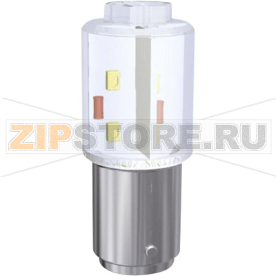 Лампа светодиодная 24 В/DC, 24 В/AC, цоколь: BA15d, белая, 19.1 млм Signal-Construct MBRD150864 