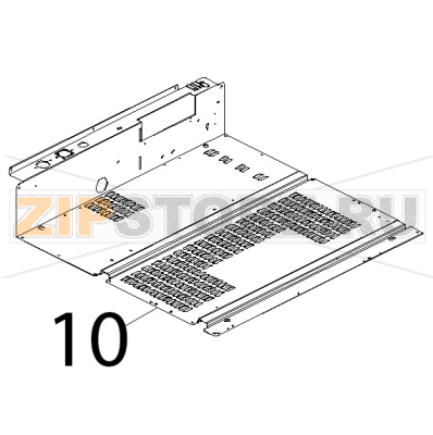 Fondo esterno inox Unox XV 203G Fondo esterno inox Unox XV 203GЗапчасть на деталировке под номером: 10