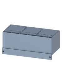 front cover main connection 3-pole, 2 units, extended, fixed-mounted accessory for circuit breaker 3WL10 / 3VA27 Siemens 3VW9723-0WF30