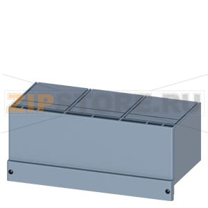 front cover main connection 3-pole, 2 units, extended, fixed-mounted accessory for circuit breaker 3WL10 / 3VA27 Siemens 3VW9723-0WF30 