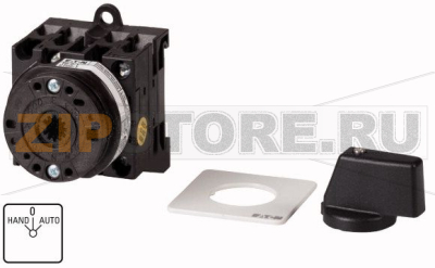 Переключатель, контакты: 2, 20 A, 45°, Basis Eaton T0-1-15431/XZ 