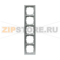Рамка пятиместная, алюминий ABB 2TKA000433G1