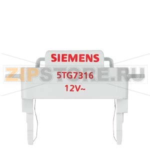 DELTA ПЕРЕКЛЮЧЕНИЕ A. КНОПКА ВСТАВКИ СВЕТОДИОДОВ ДЛЯ ФУНКЦИЯ КОНТРОЛЯ 12V/50HZ, КРАСНЫЙ Siemens 5TG7316 