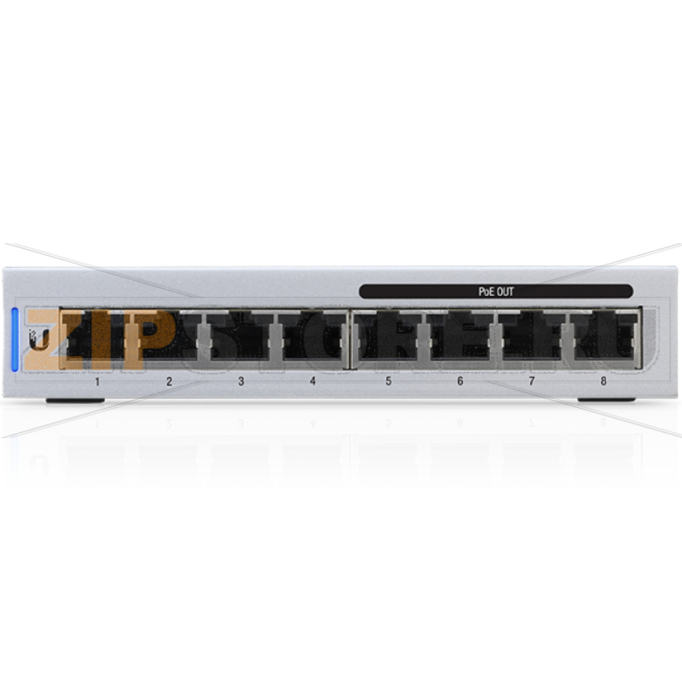 Коммутатор 60 Вт, 8 портов Ubiquiti US-8-60W 