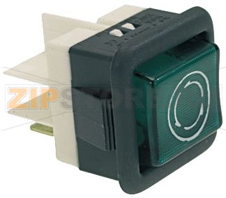 ЗЕЛЕНАЯ ИНДИКАТОРНАЯ ЛАМПА, 220В, 16А 