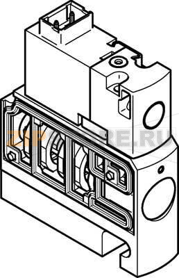 Распределитель с электроуправлением Festo CPVSC1-M4H-K-T-M5C 