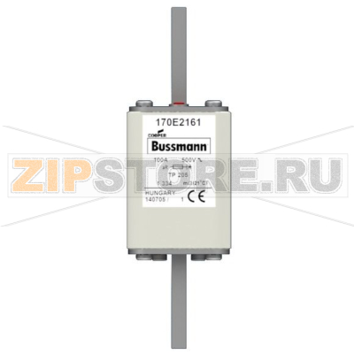 Предохранитель, 100 A, AC 500 В, 45x45x141 мм, aR, IEC с индикатором Eaton FUSE 100A 500V TP 2 