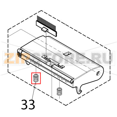 Spring CAB EOS2 Spring CAB EOS2Запчасть на деталировке под номером: 33