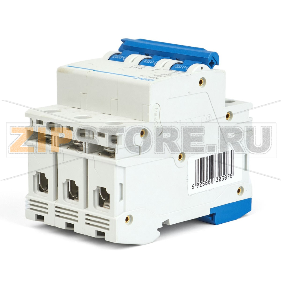 Выключатель автоматический 32 А, 6 кА, 3 полюса Chint NB1-63 