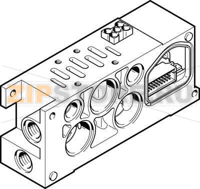 Плита для блочного монтажа Festo VIGM-04-D-3 