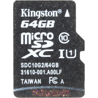 Карта памяти 64 Гб Kingston SDC10G2-64GBSP
