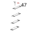 Piastrina forata supp sonda AL CU Unox XBC 1005E