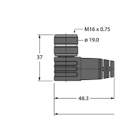 Кабель Turck BKWM19-E01-2/S90