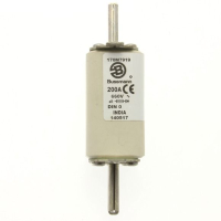 Предохранитель, 63 A, AC 660 В, 100 кА, DIN 0, aR, DIN, IEC Eaton FUSE 63A 660V DIN 0 AR