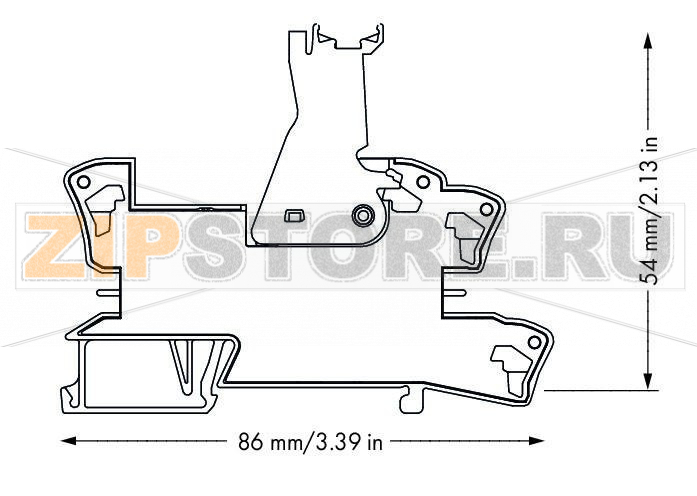 Relay module; Nominal input voltage: 24 VDC; 1 changeover contact; Limiting continuous current: 16 A; Red status indicator; Module width: 15 mm; 2,50 mm; gray Wago 788-304 