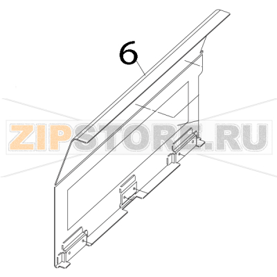 Top cover Toshiba TEC B-852-TS22-QP-R Top cover Toshiba TEC B-852-TS22-QP-RЗапчасть на деталировке под номером: 6