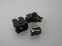 КНОПКА В СБОРЕ ОДНОПОЛЮСНАЯ ЧЕРНАЯ