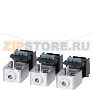 wire connector with control wire voltage tap-off 3 units accessory for: 3VA4/5 125 Siemens 3VA9133-0JG11 
