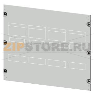 SIVACON S4 Masking frame SENTRON 3VA 3VA23 (up to 400 A) 3VA24 (up to 630 A) 3-pole Upright mounting position Fixed mounting Number of switches 4 Height 600 mm Width 800 mm Siemens 8PQ2060-8BA07 