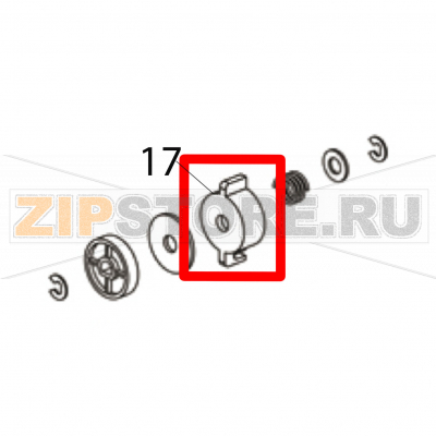 Ribbon return cap Godex EZPi-1300 Ribbon return cap Godex EZPi-1300Запчасть на деталировке под номером: 17Название запчасти Godex на английском языке: Ribbon return cap EZPi-1300.