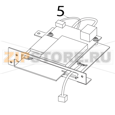 Wireless LAN power cable Toshiba TEC B-852-TS22-QP-R Wireless LAN power cable Toshiba TEC B-852-TS22-QP-RЗапчасть на деталировке под номером: 5