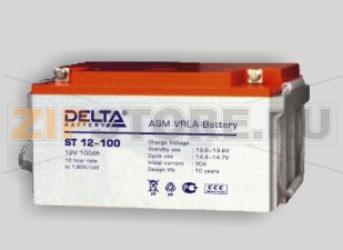 Delta ST 12-100 Свинцово-кислотный аккумулятор (АКБ) Delta ST 12-100: Напряжение - 12 В; Емкость - 100 Ач; Габариты: длина 410 мм, ширина 176 мм, высота 227 мм, Вес: 38 кгТехнология аккумулятора: AGM VRLA Battery