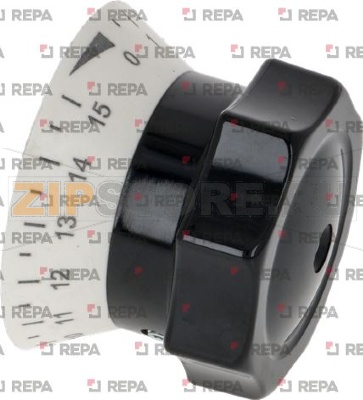 ЧЕРНАЯ РУЧКА ТАЙМЕРА С ОТВЕРСТИЕМ Ø 12 ММ 