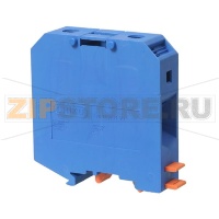 Клемма проходная, универсальная, синяя CHIKU RUKH 50 BU