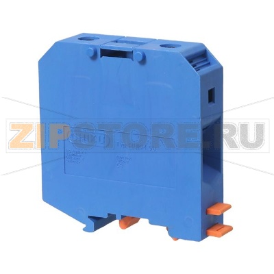 Клемма проходная, универсальная, синяя CHIKU RUKH 50 BU 