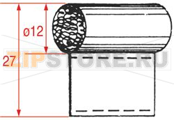 GASKET 12xh27 mm 25 m 