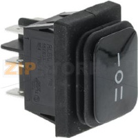 МГНОВЕННЫЙ СЕЛЕКТОРНЫЙ ПЕРЕКЛЮЧАТЕЛЬ, ДВУХПОЛЮСНЫЙ, ЧЕРНЫЙ