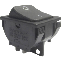 Переключатель клавишный 250 В/AC, 10 А, 1 x выкл/вкл TRU Components TC-R13-87A-02