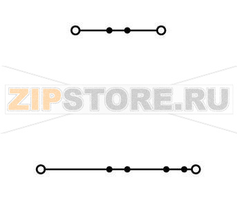 Двухуровневые клеммы; Проходные / проходные клеммы; L/L; без нанесения маркировки; подходят для исполнений Ex e II; для DIN-рейки 35 x 15 и 35 x 7,5; 2,5 мм; Push-in CAGE CLAMP®; 2,50 mm; серые Wago 2002-2701 