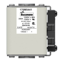 Предохранитель, 350 A, AC 1250 В, 100 кА, size 2, 61x77x81 мм, aR, IEC UL Eaton FUSE 350A 1250