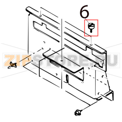 Cover holding screw Toshiba TEC B-SX4T-GS10/20-QQ-US Cover holding screw Toshiba TEC B-SX4T-GS10/20-QQ-USЗапчасть на деталировке под номером: 6