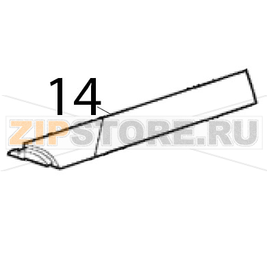 Upper door frame Scotsman EC 126 AS Upper door frame Scotsman EC 126 ASЗапчасть на деталировке под номером: 14