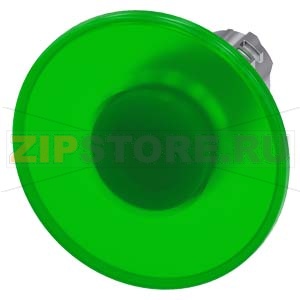 АКТУАТОР ГРИБОВИДНОЙ КНОПКИ С ВОЗМОЖНОСТЬЮ ПОДСВЕТКИ, 22MM, КРУГЛ., ГЛЯНЦЕВЫЙ МЕТАЛЛ, КНОПКА ЗЕЛЁНАЯ, 60MM, С ФИКСАЦИЕЙ, ДЕБЛОКИРОВКА ВЫТЯГИВАНИЕМ, С МАРКИРОВКОЙ ЛАЗЕРОМ, НАЧАЛО С ТРОКИ - ВЕРХНИЙ РЕГИСТР, ДАЛЕЕ - НИЖНИЙ РЕГИСТР Siemens 3SU1051-1CA40-0AA0- 