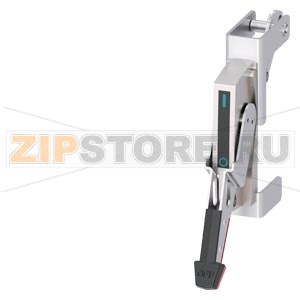 operating unit w. Bowden cable Max Flex operator handle single steel, chromium-plated NEMA 4, 4X black=OFF, red=ON Siemens 3VA9978-0CH82 