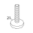 Adjustable leg Fagor FI-48