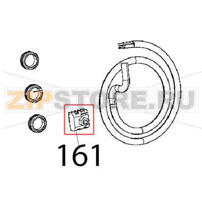 Terminal board Unox XB 895 Terminal board Unox XB 895Запчасть на деталировке под номером: 161