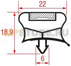 MAGNETIC DOOR GASKET TRL 700 