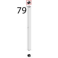 Tappo fulcro superiore porta Unox XBC 804