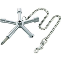Ключ для распределительного шкафа, универсальный Toolcraft 820914