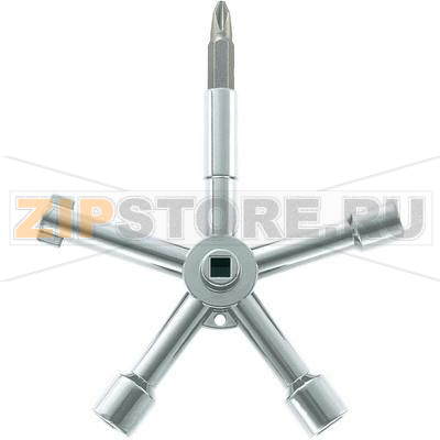 Ключ для распределительного шкафа, универсальный Toolcraft 820914 
