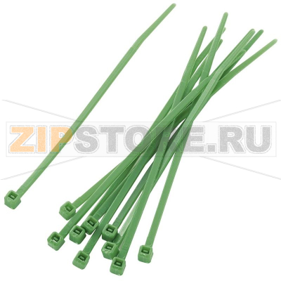 Стяжки кабельные 100 мм, зеленые, 100 шт TRU Components TC-PBR-100-4GN203 